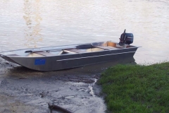 Dinghy boat 4000 - small punt boat- aluminum skiff- tender