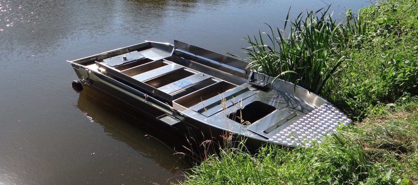 platform fishing boat Welded aluminum boat Lightweight dinghy