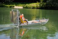work Welded aluminum fishing vessel- small boats with canopy